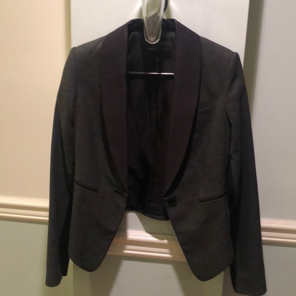LIKE NEW! Grey & black trendy blazer! - Picture 1 of 5